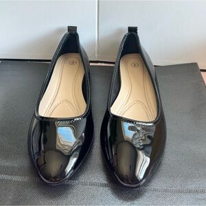Black Patent Leather Women's Flats
